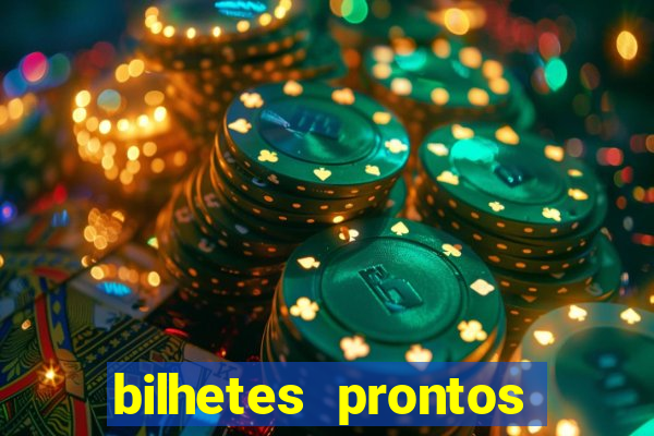 bilhetes prontos futebol hoje